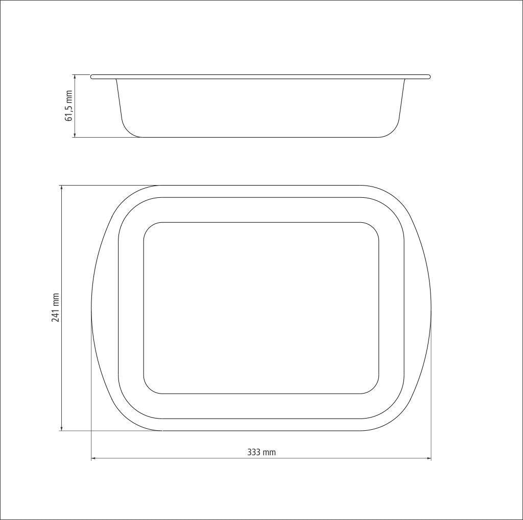 28cm Deep Roasting Pan - Brazil (non-stick)
