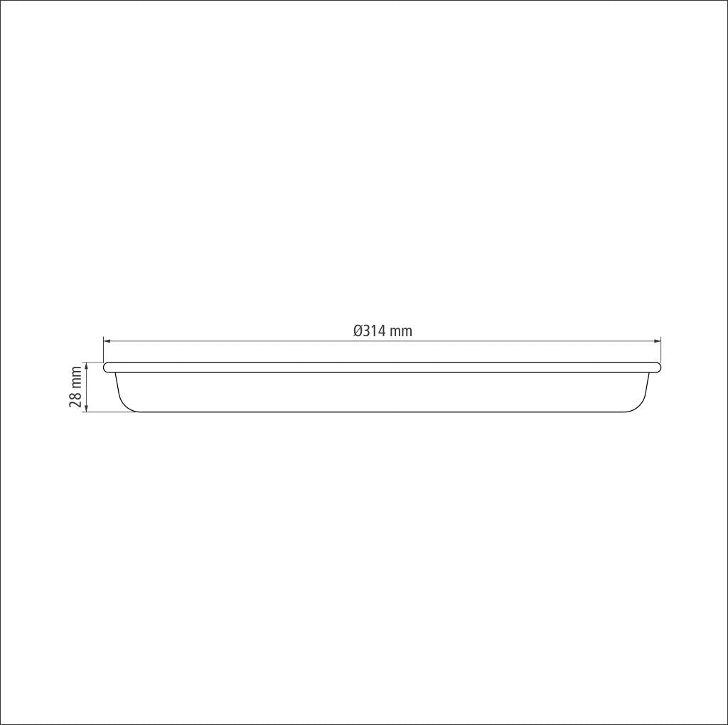 30cm Pizza Mould Brazil - Brazil (non-stick)