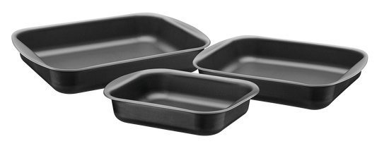 3pc. Roasting Pan Set Brazil - Brazil (non-stick)