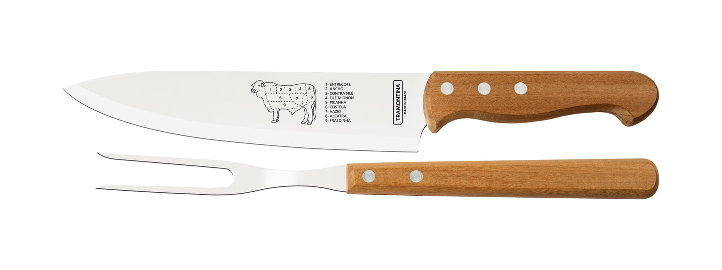 2pc. Carving Set (Blister Packaging)