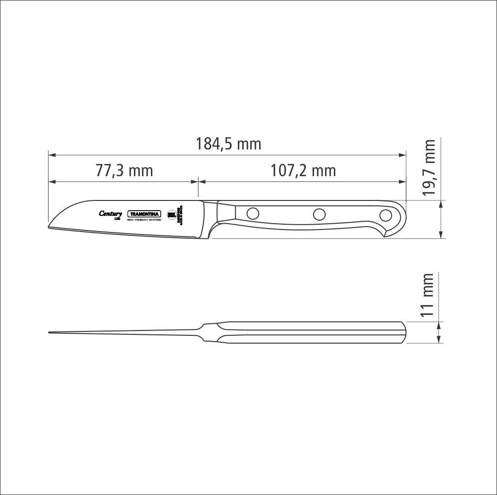 3" (8cm) Paring Knife