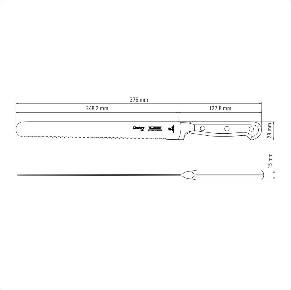 10" (25cm) Serrated Ham Slicer