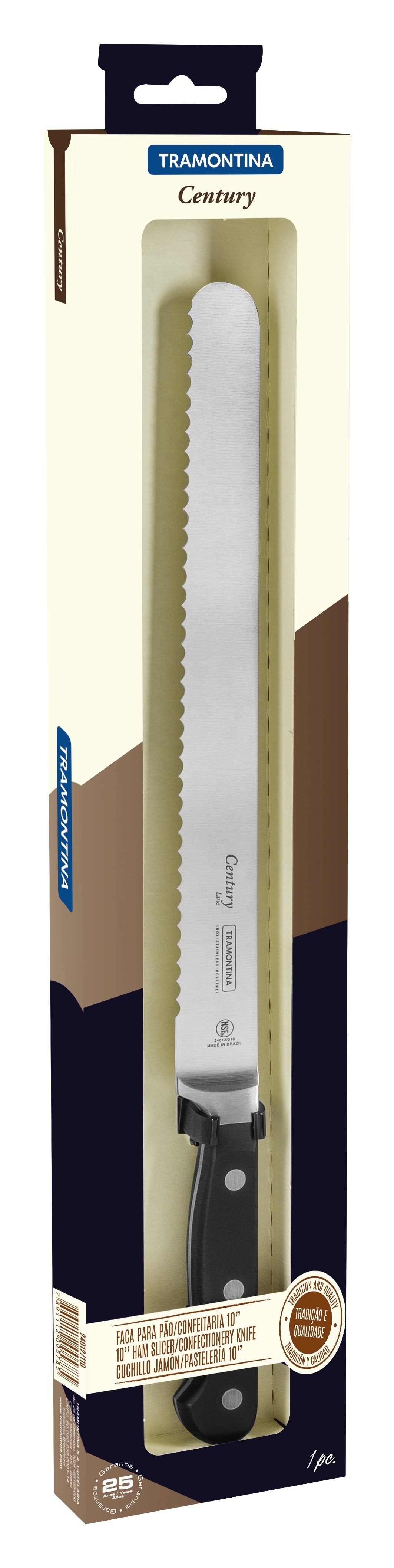 10" (25cm) Serrated Ham Slicer