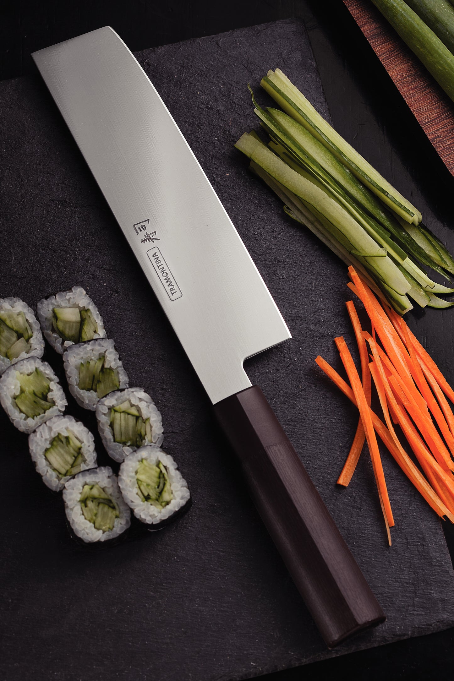 7'' (18cm) Sushi Knife Nakiri - Silver