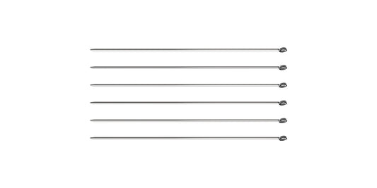 6pc. Skewers Set (40cm) - Stainless Steel