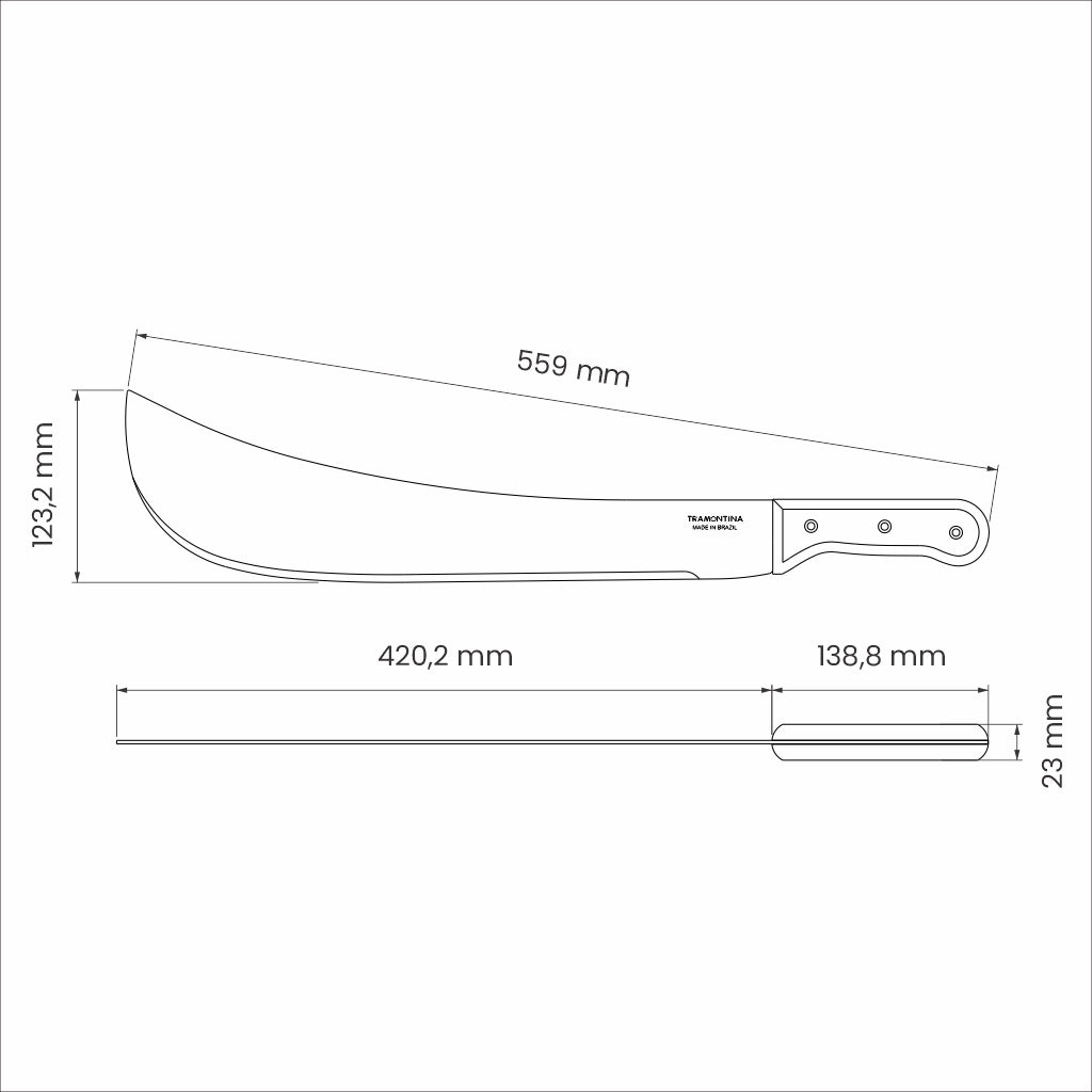 16” (41cm) Machete