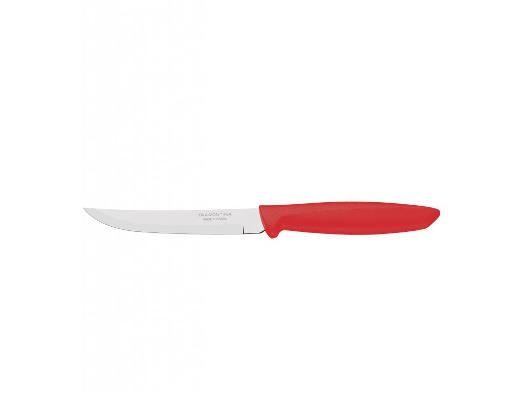 5" (13cm) Utility Knife (Smooth Blade) Red. Loose Knife