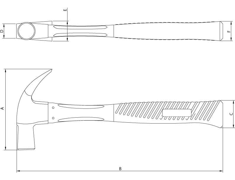 Hammer Fibre Handle