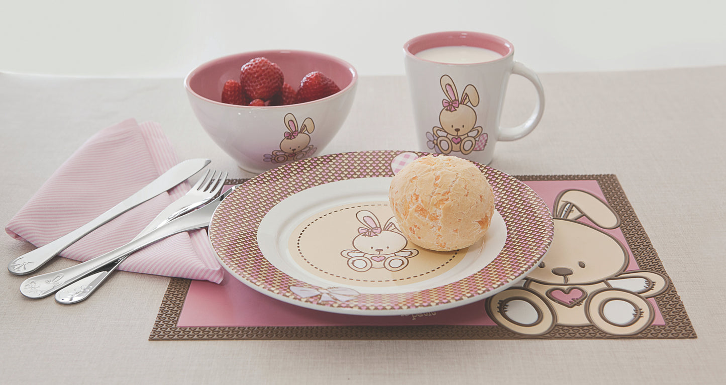 2pc. Child's Set Girls, Stainless Steel. Fork and Spoon.