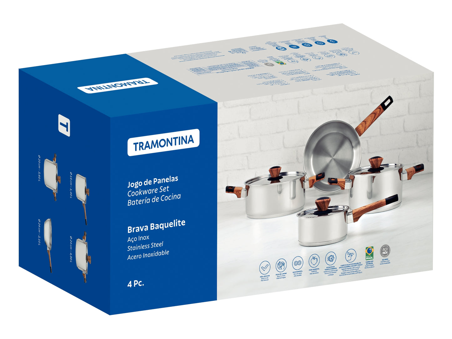 7pc. Cookware Set - Brava