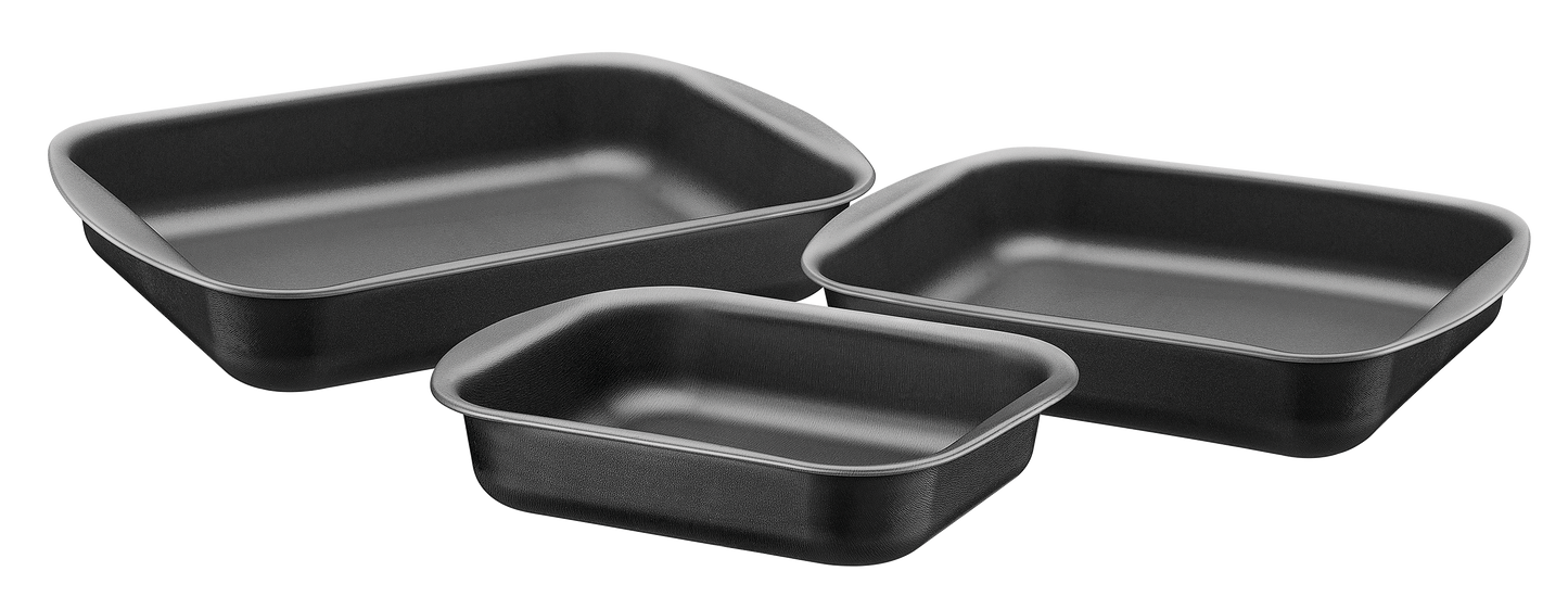 3pc. Roasting Pan Set Brazil - Brazil (non-stick)