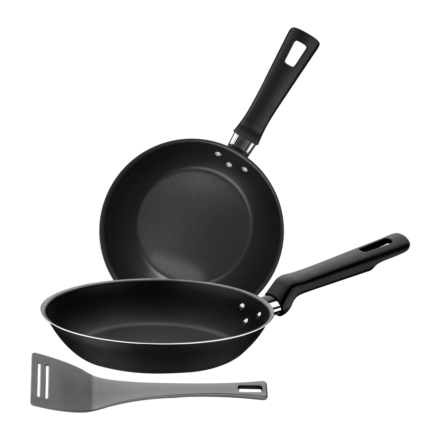 3pc. (18, 22cm, spatula) - Loreto (non-stick)