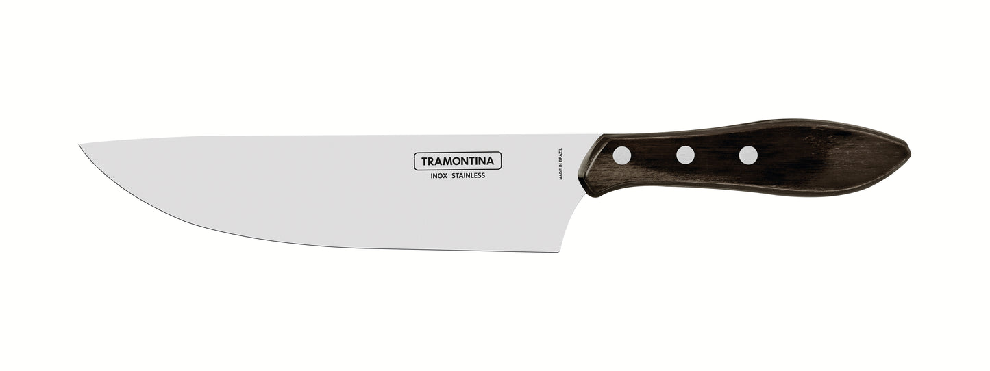 8" (20cm) Meat Knife, Brown (Blister Packaging)