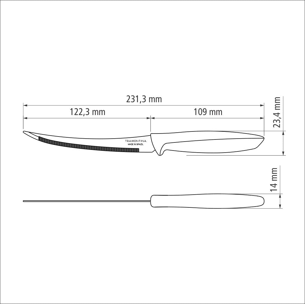 5" (13cm) Tomato Knife (Blister Packaging)