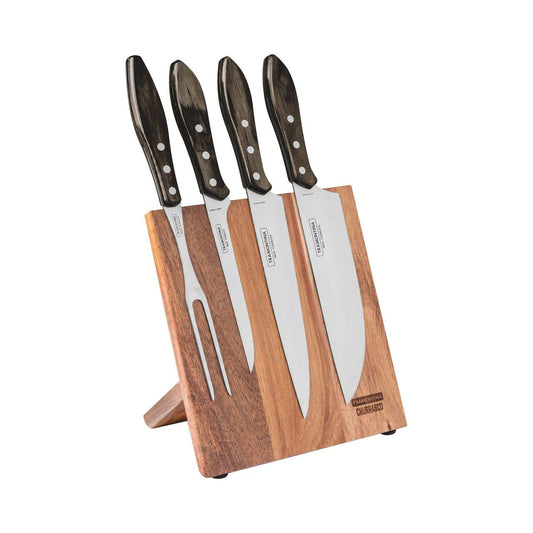 5pc. Barbeque Set, Brown