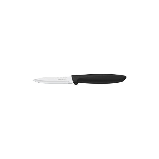 3" (8cm) Paring Peeling Knife (Smooth Blade) Black. Loose Knife