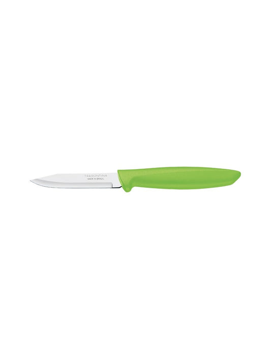 3" (8cm) Paring Peeling Knife (Smooth Blade) Green. Loose Knife