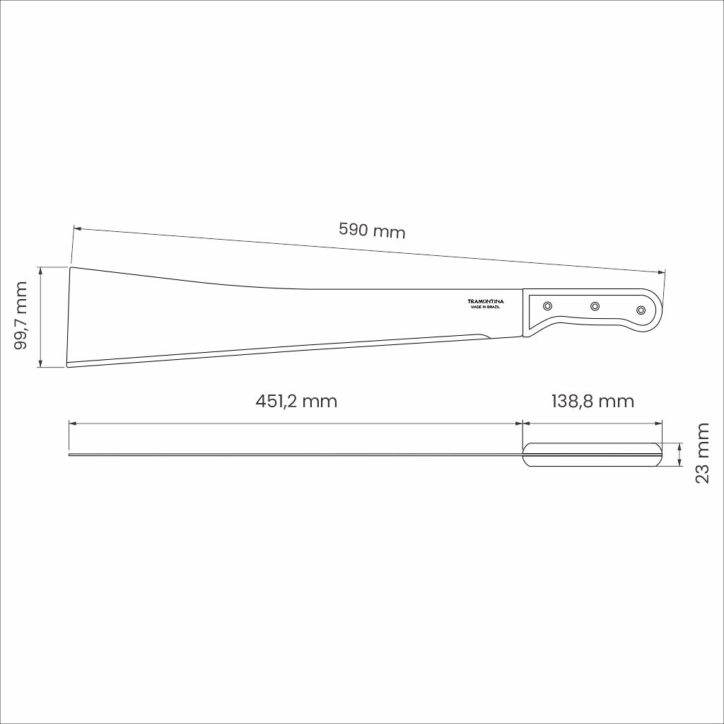 18” (46cm) Machete