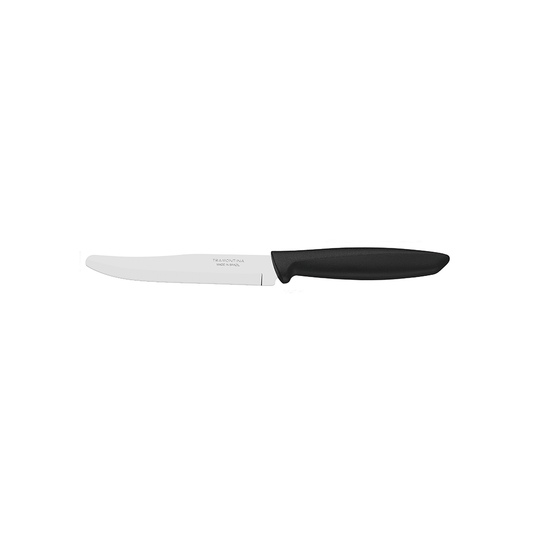 5" (13cm) Utility/Fruit Knife Round (Smooth Blade) Black. Loose Knife