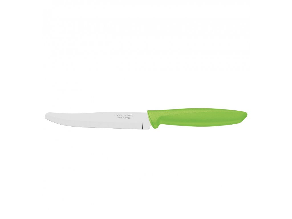 5" (13cm) Utility/Fruit Knife Round (Smooth Blade) Green. Loose Knife