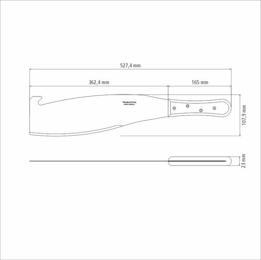 14" (35cm) Machete