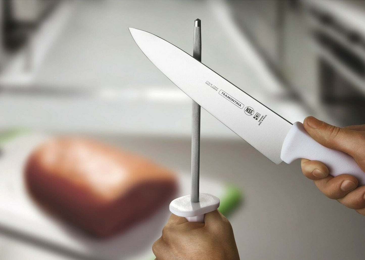 10" (25cm) Meat/Cooks Knife, White