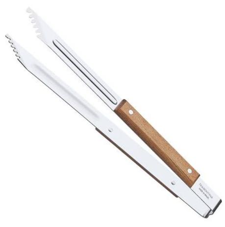 Meat Tongs 37cm, Natural Wood