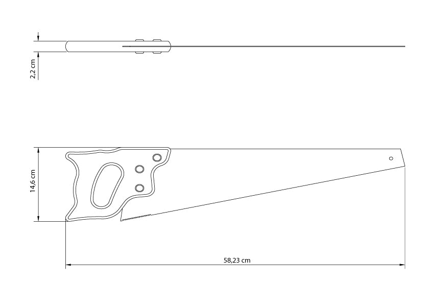 Professional Wood Saw 20'' (51cm)