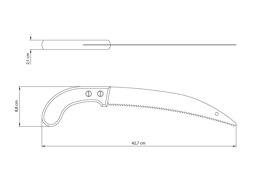 12"(30cm) 5 Teeth per Inch Pruning Saw